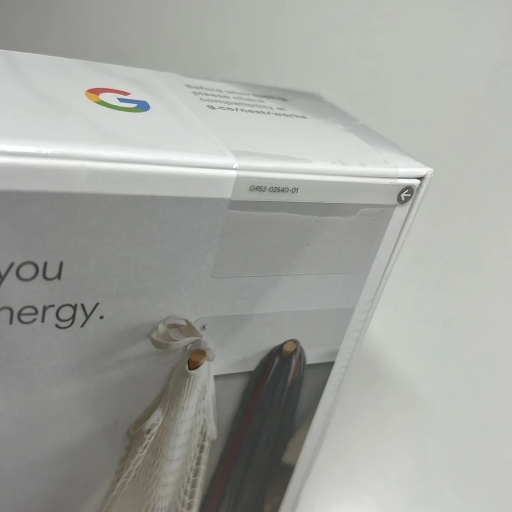 Google Nest Smart Thermostat G4CVN new sealed Box